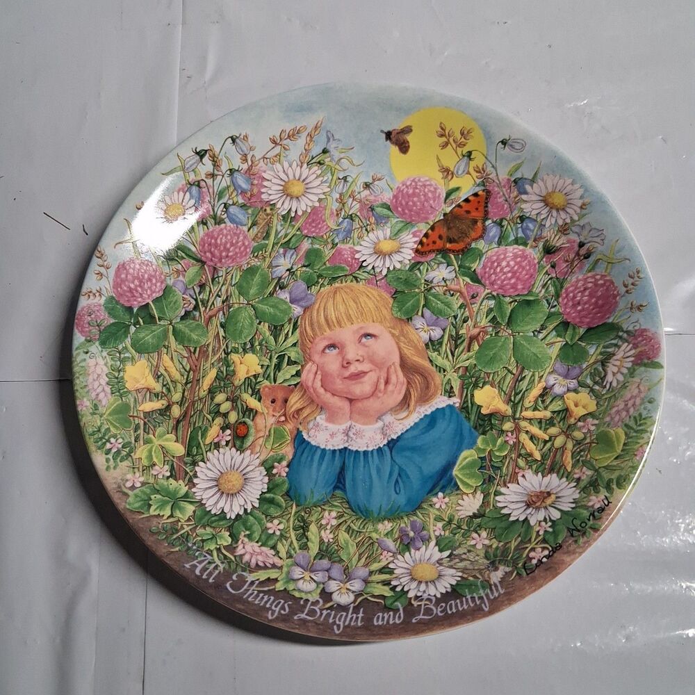 Davenport collector plate.Limited Edition All Things Bright & Beautiful